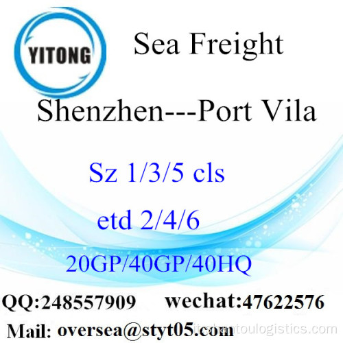 Shenzhen Sea Port Spedizioni di Carichi a Port Vila